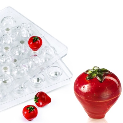 картинка Форма поликарбонатная Martellato - "Клубника 3D" (20 FRUIT03) от магазина Crumble-shop.ru