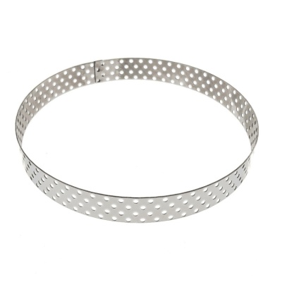 картинка Форма металлическая перфорированная круг 16 см от магазина Crumble-shop.ru