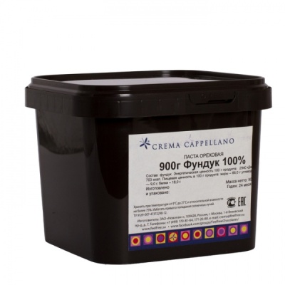 картинка Паста ореховая с фундуком "Фундук 100%", 900 гр. от магазина Crumble-shop.ru