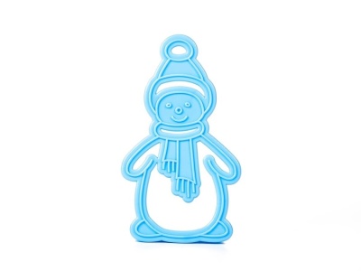 картинка Вырубка пластиковая - "Снеговик" от магазина Crumble-shop.ru