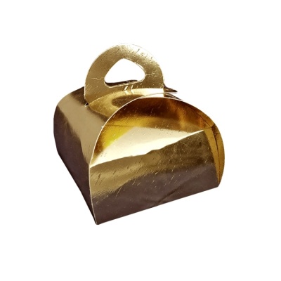 картинка Упаковка для конфет "CHICA" - Золотая, 9*10*h5см. (NACH04OR) от магазина Crumble-shop.ru