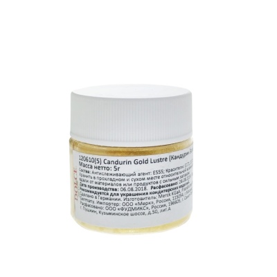 картинка Краситель пигмент DOLCE - блеск Gold Lustre (5 гр) от магазина Crumble-shop.ru