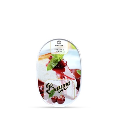 картинка Фруктовое пюре "Puree.Club" - Вишня (250 гр) от магазина Crumble-shop.ru