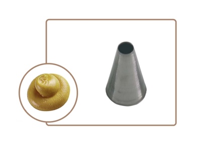 картинка Наконечник - "Ровная трубочка", 13мм. (BT 213/p) от магазина Crumble-shop.ru