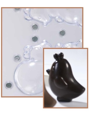 картинка Набор форм для изготовления шоколадных фигурок - "Цыплёнок", 2шт (20-C1957) от магазина Crumble-shop.ru