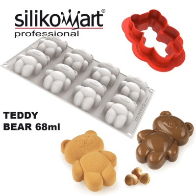 картинка Форма силиконовая Silikomart - "Тедди 68"  от магазина Crumble-shop.ru