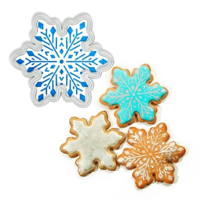 Вырубка пластиковая - "Снежинка 11 см" от магазина Crumble-shop.ru картинка Вырубка пластиковая - "Снежинка 11 см" от магазина Crumble-shop.ru