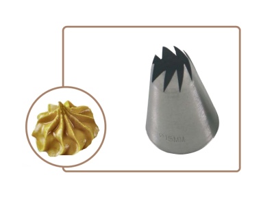 картинка Наконечник - "Открытая роза" (M) (BA 413/p) от магазина Crumble-shop.ru