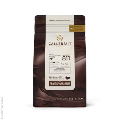 картинка Шоколад Callebaut - Темный, 54.5% (1 кг) (811-2B-U73) от магазина Crumble-shop.ru