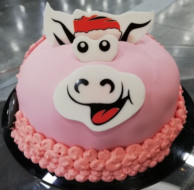 картинка Силиконовый коврик - "Поросенок" (SILICOPAT 7R_Поросенок) от магазина Crumble-shop.ru