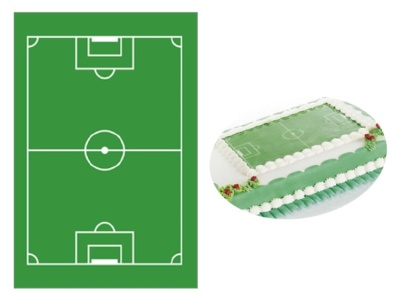 картинка Вафельная пластина - "Футбольное поле", 20*30см. (25250/p) от магазина Crumble-shop.ru