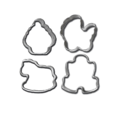 Набор вырубок - "Бэби", 4 шт, металл от магазина Crumble-shop.ru картинка Набор вырубок - "Бэби", 4 шт, металл от магазина Crumble-shop.ru