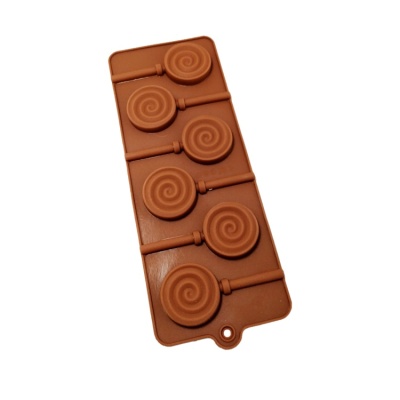 картинка Форма силиконовая для леденцов "Леденец", 6 ячеек от магазина Crumble-shop.ru