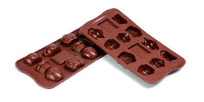 картинка Форма силиконовая для конфет Silikomart - "Чаепитие" (SCG 17) от магазина Crumble-shop.ru