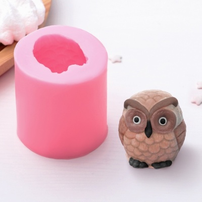 картинка Молд силиконовый - "Совенок" (5,8х5,5х5,9 см) от магазина Crumble-shop.ru