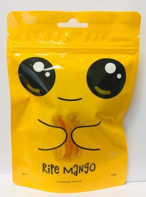Сушеное манго "RIPE MANGO" 80г. от магазина Crumble-shop.ru картинка Сушеное манго "RIPE MANGO" 80г. от магазина Crumble-shop.ru