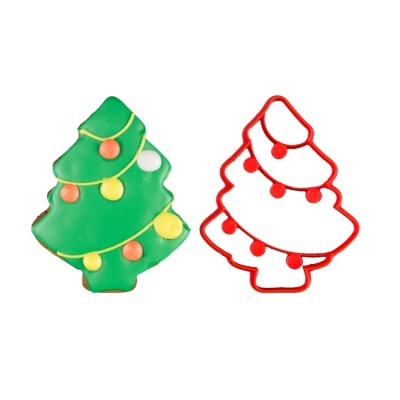 картинка Вырубка пластиковая - "Елка" 12 см от магазина Crumble-shop.ru