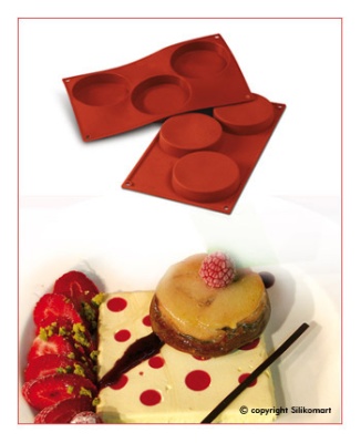 картинка Форма для выпечки SiliconFlex - "Диски для бисквитов" (SF 042) от магазина Crumble-shop.ru