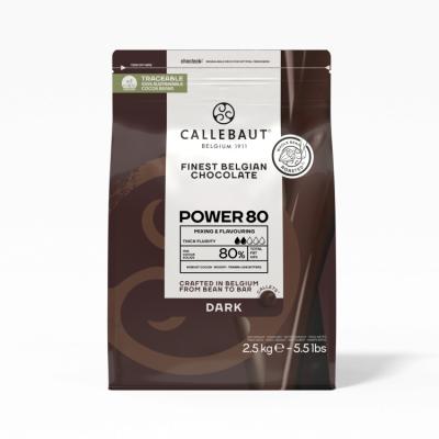 картинка Шоколад Callebaut - Темный горький, 80%, 2,5 кг от магазина Crumble-shop.ru