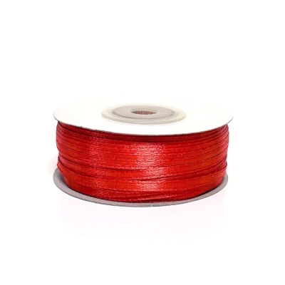 Лента атласная - Красная, 3 мм (100 м) от магазина Crumble-shop.ru картинка Лента атласная - Красная, 3 мм (100 м) от магазина Crumble-shop.ru