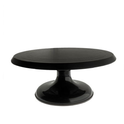 картинка Вращающаяся подставка, металлическая 31 см (цвет черный) от магазина Crumble-shop.ru