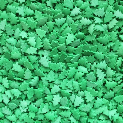 картинка Посыпки - "Елки зеленые ", 0.75 кг от магазина Crumble-shop.ru