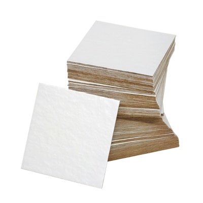 картинка Подложки квадратные белые, 8*8см (1,2 мм) 100шт от магазина Crumble-shop.ru