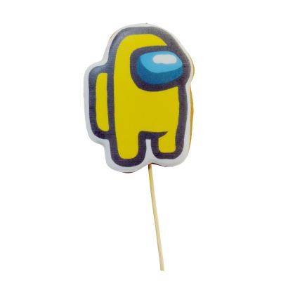 картинка Имбирный пряник с пищевой печатью - Among Us от магазина Crumble-shop.ru