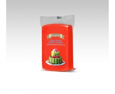 картинка Сахарная Мастика "Vizyon" - Красная, 1кг. (SPO*D) от магазина Crumble-shop.ru