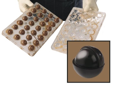 картинка Форма поликарбонатная для объемных конфет Martellato - "Сфера", 3шт. (20-3D2002) от магазина Crumble-shop.ru