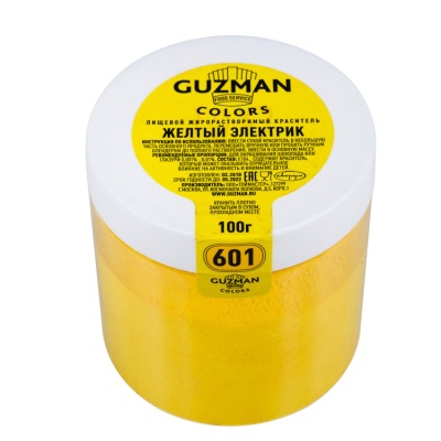 картинка Краситель "Guzman" жирорастворимый - Желтый электрик, 100 гр от магазина Crumble-shop.ru