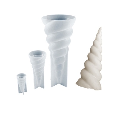 картинка Молд силиконовый 3D - "Рожки единорога" 3 шт от магазина Crumble-shop.ru