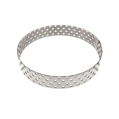 картинка Форма металлическая перфорированная круг 10 см от магазина Crumble-shop.ru