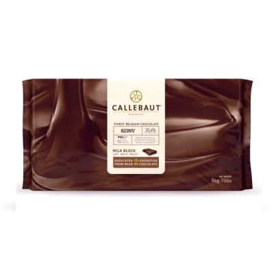 картинка Шоколад Callebaut - Молочный, блок 33,6% (фасовка) (823NV/p) от магазина Crumble-shop.ru