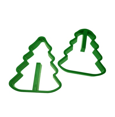 Вырубки пластиковые - "Елочка 3D" (2 шт) от магазина Crumble-shop.ru картинка Вырубки пластиковые - "Елочка 3D" (2 шт) от магазина Crumble-shop.ru