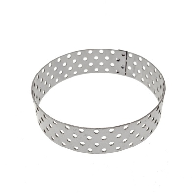 картинка Форма металлическая перфорированная круг 8 см от магазина Crumble-shop.ru