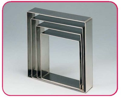 картинка Металл. форма - Квадрат 26*26 h6 см от магазина Crumble-shop.ru