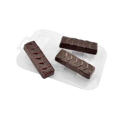 картинка Форма пластиковая для отливки шоколада - "Батончик Классический" от магазина Crumble-shop.ru