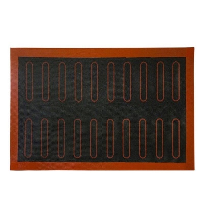 картинка Силиконовый антипригарный коврик черная сетка для эклеров, 60*40см. (53400) от магазина Crumble-shop.ru